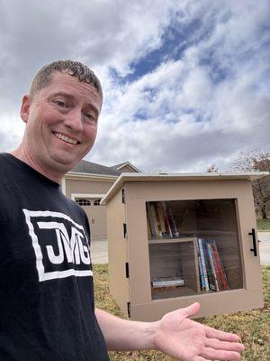 Our little free library.