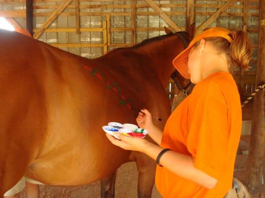 Equine therapy is utilized at ERTP to promote emotional growth in teens that have resisted traditional or "formal" talk therapy.