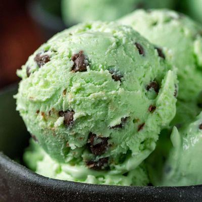 Mint chocolate chip gelato