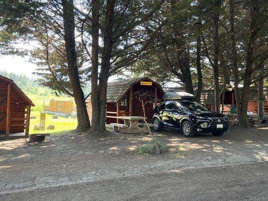 Smaller cabins.