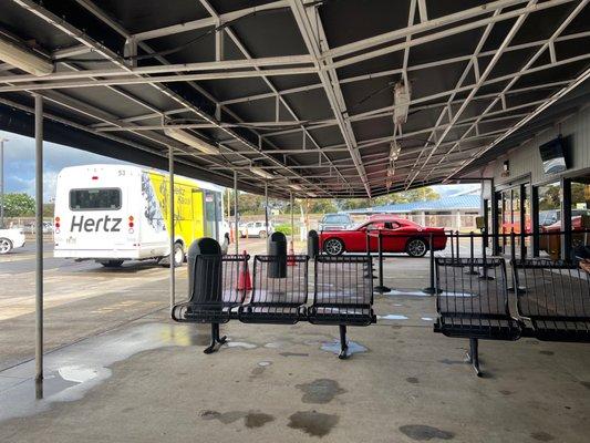 Here is where you get to wait while Hertz doesn't help you at all.