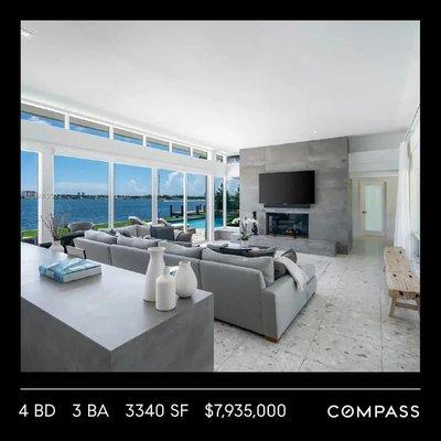 Biscayne Bay. Waterfront Home