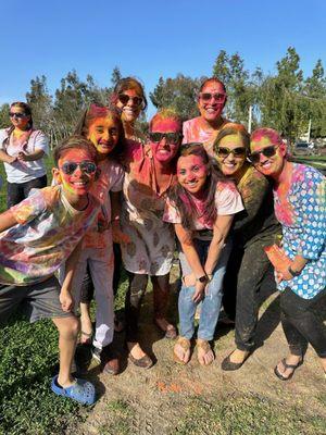 Adaa's First Holi Party!