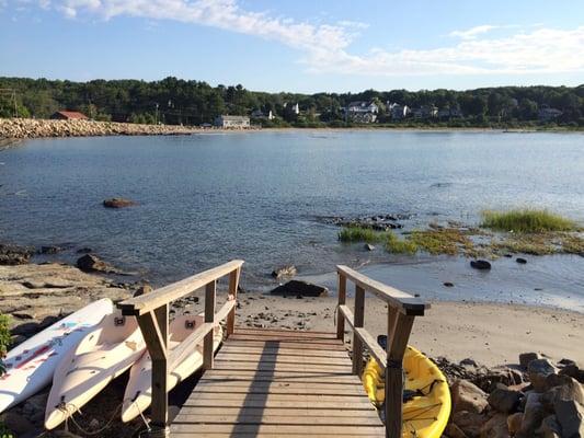 Main beach at high tide