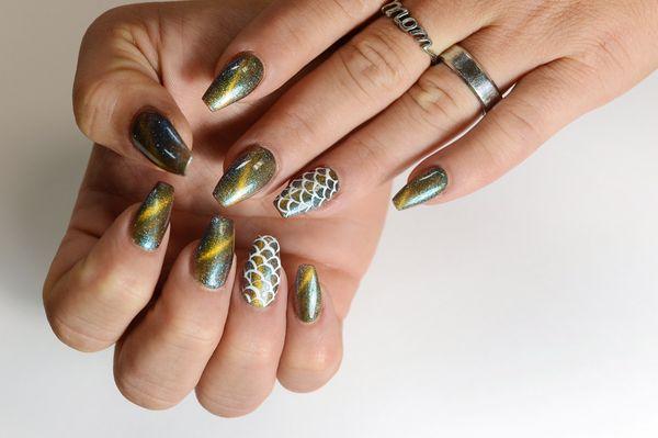 Mermaid nail designs