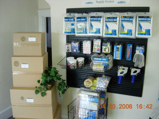 Moving/ packing supplies sold in office