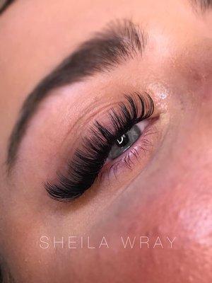 Lashes by Sheila! 

Online booking @ www.vagaro.com/reign&co1