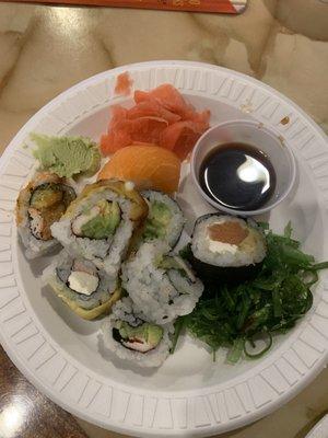 Sushi plate