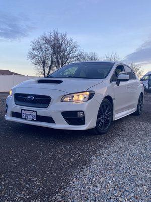 Our wrx and Cadallic