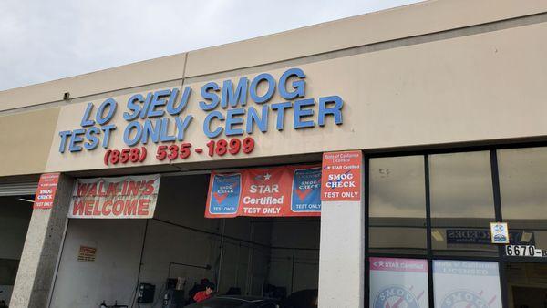 Lo Sieu Smog Test Only Center