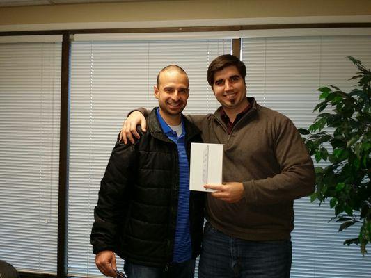 Another iPad out the door.  Thanks for all of your referrals.