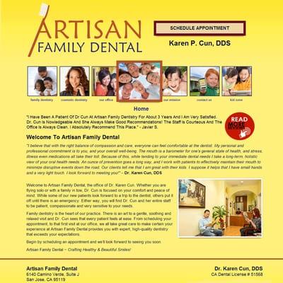 Artisan Family Dental is located in San Jose. We have clients that come from Santa Cruz and Palo Alto to see us.You will soonunderstand why,