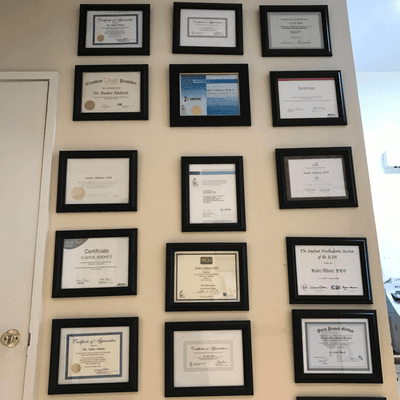 Diplomas,  awards ,