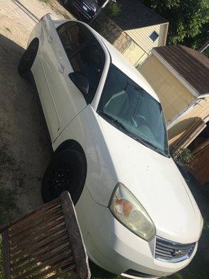 2007 Chevy Malibu complete engine and catalytic converter replacement.