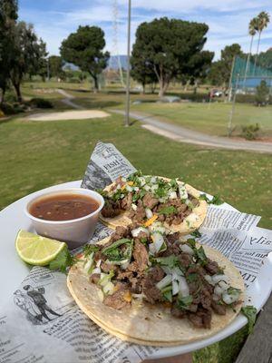 Carne asada tacos