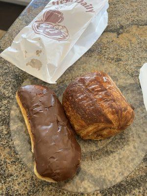 Chocolate Bar and Ham & Cheese Croissant!