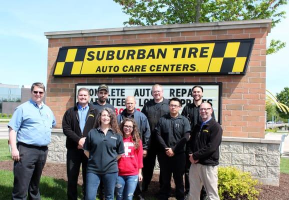 Our St. Charles Suburban Tire Team!