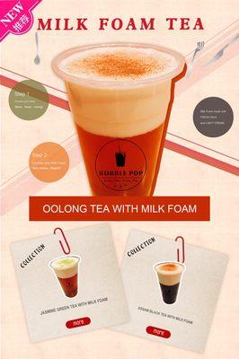 Milk Foam Tea