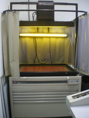 Our new Plate Burner is a NuArc 631 Imaging System with a Nuline NL43 which means it has a 43" plate capacity