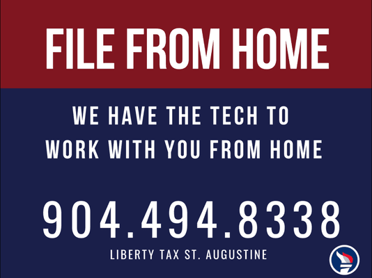 We have the tech to handle your taxes while you stay home. Just call