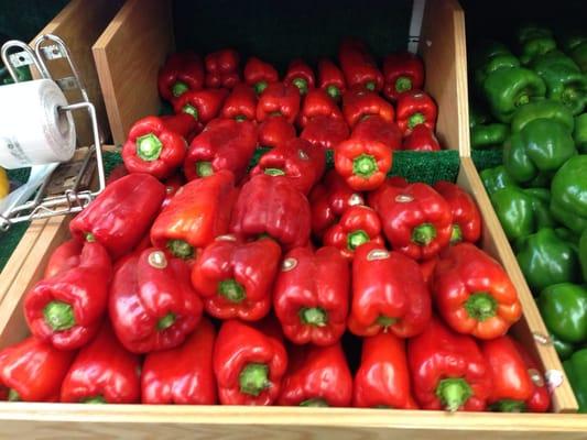 Red peppers