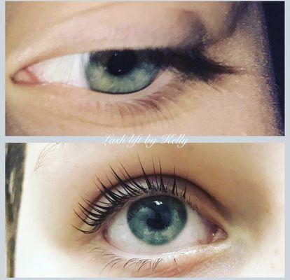 Lash Lift Before/After