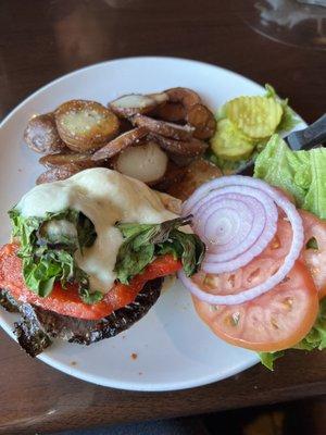 Mushroom Veggie Burger