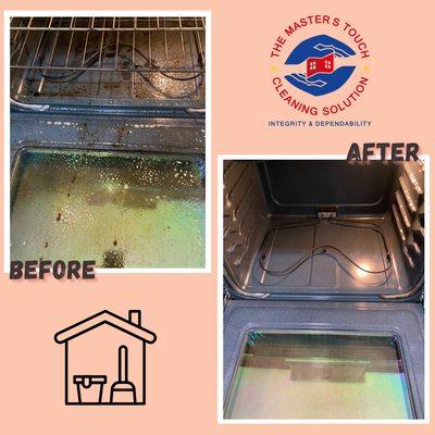 Before & After - Oven cleaning