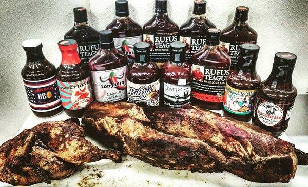 We carry a wide variety of BBQ and hot sauces in the market. Also, rubs and seasonings to bring out the best in your choice of meat.