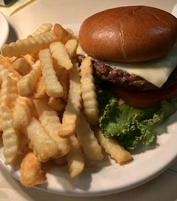 Burger and fries, yes it is that good!