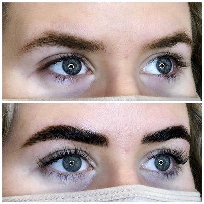 Eyebrow Lamination & Tint 
Lash Lift & Tint