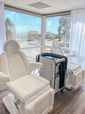 Emsculpt Neo with an ocean view