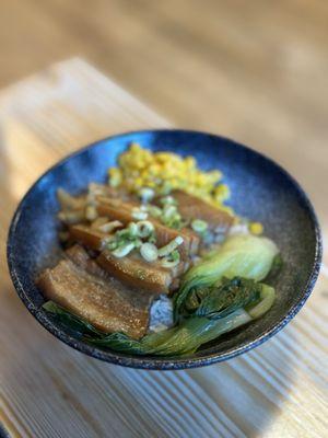 Steamed Rice with Pork Belly