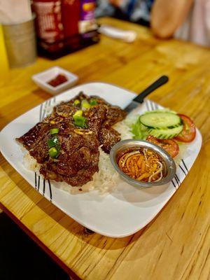 Beef Short Ribs (Suon Bo Dai Han) Rice Plate