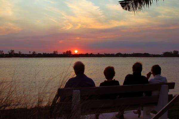 Sunset over Palm Beach