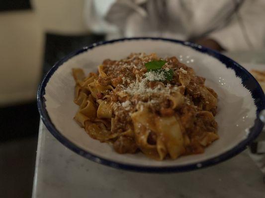 Pappardelle Bolognese Dinner is a bonafied winner...