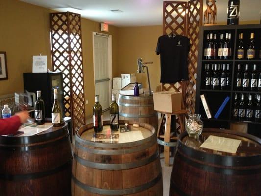 Tasting room ~excellent wine