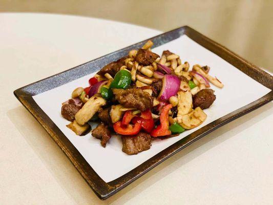 mushroom with beef