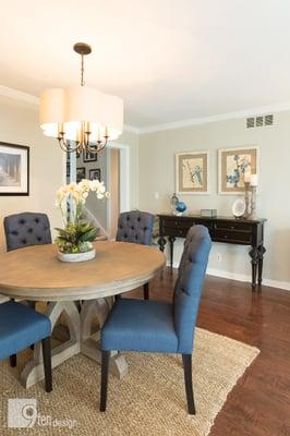 Seal Beach Modern Casual dining room