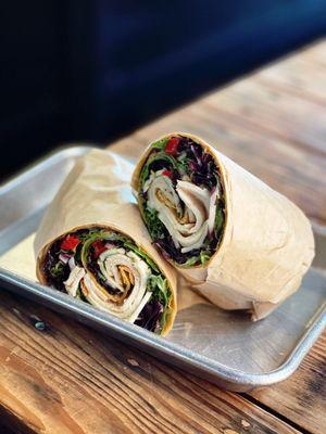 Creamy Cilantro Chicken Wrap