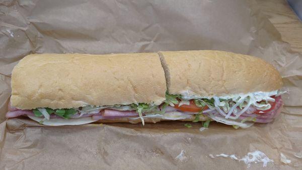 Whole Italian sub