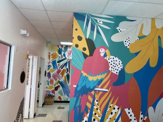 Adorable Hallway to the Infant Room