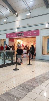 Stonebriar Mall second floor diagonal from the food court.