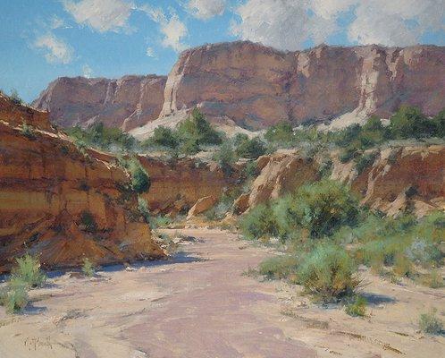 "Johnson Canyon" 24 x 30 Oil by Matt Smith