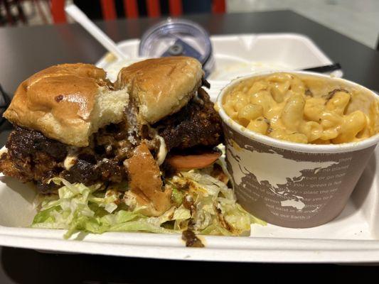 Tennessee Hot Sandwich with Mac and Cheese