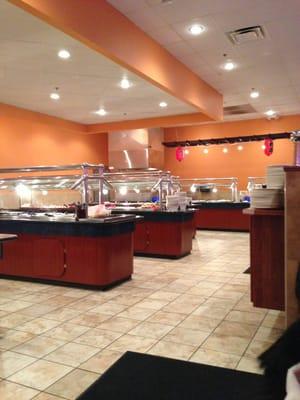 Buffet area