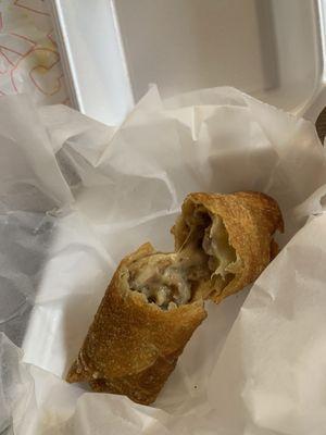 Cheese Philly egg roll