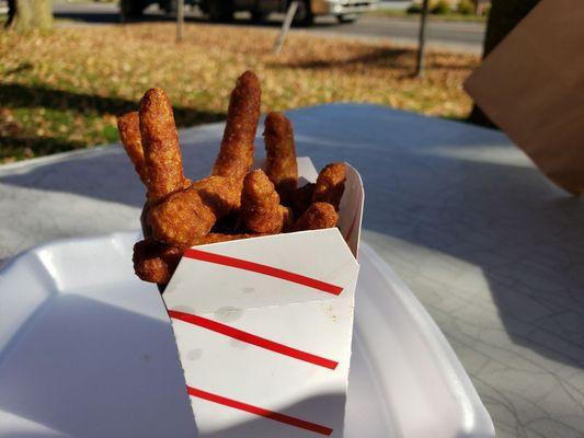 Fried green beans