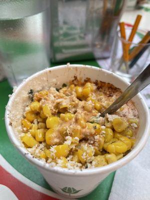 Corn Esquites.was different and really good! Yes, do it!