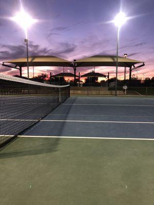 Sunset during Chandler Championships